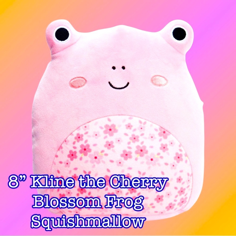 Squishmallows Kline the Cherry Blossom Frog​